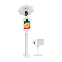 Oval Salsa iPad  Photo Booth Machine Quick Assembly DSLR Photobooth With Printer Cover And Stand Optional iPad Selfie Photobooth