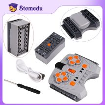 10-Kanal-Fernbedienungsset, APP-Programm, Netzteil, kompatibel mit Legoeds Buggy Motor, DIY-Auto, mechanische Gruppe, Leistungsmodifikation