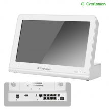G.Craftsman NVR POE a 8 canali con monitor per negozio e negozio Videoregistratore di rete Registrazione registratore Sistema di telecamere IP Sicurezza XMEYE