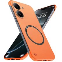 Magnetic Slim for Xiaomi POCO X7 Pro X7Pro Frameless Cases Lightweight Matte Anti-Scratch Hard Cover Borderless Shockproof Armor