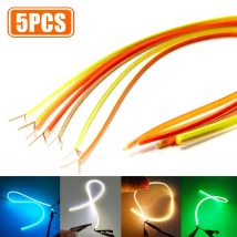 5 SZT./Opakowanie 3V LED Żarówka Spiralna z Filamentem, Elastyczna, Ultra Cienka, Retro Edison, Części do Lamp, Dioda, Listwa Oświetleniowa, Dekoracja