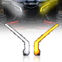 Neues LED-Front-Blinker-Signatur licht mit gelbem Durchfluss lichteffekt für utv can-am maverick x3 xds xrs max turbo r 2015-2019