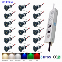 1W Mini reflektor IP65 15mm wpuszczane punktowe diody LED 12V oprawa sufitowa typu Downlight szafka schodowa lampa punktowa z transformatorem 110V-220V