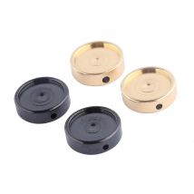 10 Stück passend für 10 mm runde Cabochon-Abstandshalter-Basisfassungen, DIY-Armband-Lünettenrohlinge für Schmuckherstellungszubehör