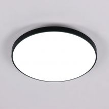 Okrągła lampa sufitowa LED do łazienki, jasna oprawa do montażu podtynkowego 24 W, zimna biel 6500 K, do sypialni, salonu, kuchni, balkonu