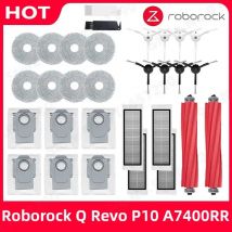 Roborock q revo/p10 a7400rr Ersatzteile Hauptseite bürste Hepa Filter Mopp tücher Staubbeutel Roboter Staubsauger Zubehör