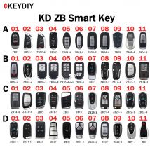 KEYDIY KD Chiavi Intelligenti Telecomandi ZB ZB01/02/03/04/05/06/08/10/11/12/15/16/17/21/22/24/27/28/29/31/32/33/34/41 per Programmatore X2/MAX