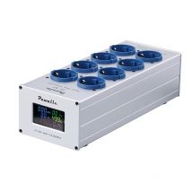 Pawalle tp80 EU Gniazdo filtra liniowego Ochrona odgromowa Ochrona przeciwprzepięciowa Wielofunkcyjny wyświetlacz Napięcie Prąd Zużycie energii