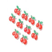 10Pcs/Lot Kids Hair Accessories Cute Fruit Strawberry Cherry Mini Hair Claws Candy Color Girls Headdress Children Head Hairpins