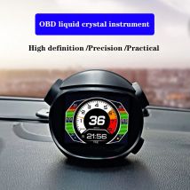 K10 Auto Head-up Display HUD Fahrzeug OBD Instrument Turbine Tisch Tachometer Öl & Wasser Temperatur Geschwindigkeit Display Auto zubehör