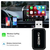 Wireless Carplay Adapter konvertieren verkabelt in Wireless Carplay Dongle Plug & Play für Autoradio mit kabel gebundenem Carplay 5GHz WLAN