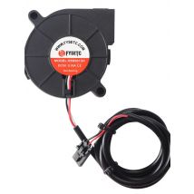 10pcs Prusa i3 MK3 3D Printer Parts DC 5V 5015 Blow Radial Cooling Fan Hydraulic Sleeve Bearing Front Print Fan Cooler Radiator