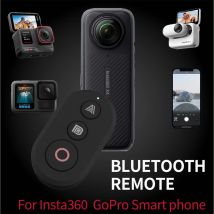 Telecomando Bluetooth per telefono per Insta360 X4 X3 X2 Insta 360 Ace Pro 2 GoPro 13 12 11, controller per il rilascio dell'otturatore fotografico