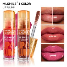 MLSMILE Duck Lip Plump Lip Oil Feuchtigkeitsspendender Lipgloss Spiegelwasser Natur langanhaltender Glanz Glanz Pearl Lip Glaze Set