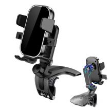 1Pc Schwarz Auto Telefon Halter Universal Dashboard Einfache Clip Halterung GPS Display Halterung Auto Handy Unterstützung Für iPhone Samsung X