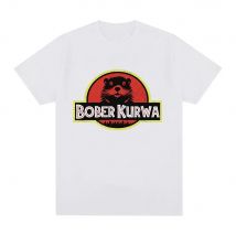 Bober Kurwa Bobr Lustiges Meme Grafik-T-Shirt für Herren und Damen, modisch, Hip-Hop, kurzärmelig, lockere T-Shirts, 100 % Baumwolle, gemütliche T-Shirts