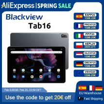 Blackview-Tablet Tab 16 con Android, 8GB + 256GB, 11 ", 2k FHD + pantalla, batería de 7680 mAh, Widevine L1 Unisoc T616, estreno mundial