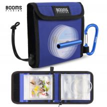 Booms Fishing SH2 Angelgerät-Ordner, 10 Taschen, Fliegenfischen, Zubehör, Aufbewahrung, Tippet-Schnur, Brieftaschenetui, Tippet-Aufbewahrungspaket