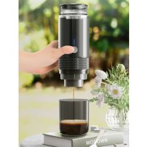 Coffee Machine Portable ,Easy To Carry Capsule Coffee Machine 2 in 1 Capsule Coffee Machine Compatible with Espresso Powder