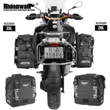 Rhinowalk Motorcycle Side Bag Waterproof 20L/35L Quick Release Motor Saddle Luggage Riding Anti-theft Anti-drop Box For BMW KTM