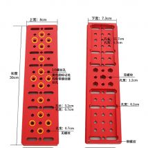 1PC Rot Breite Schmale Schwalbenschwanz Platte Orbit Stern Guide Spiegel Wichtigsten Multi-funktion Slot für Astronomische Teleskop zubehör