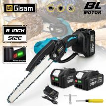 Gami 8 Pollici Brushless Sega Elettrica Cordless Motosega Palmare Giardino Legno Logging Motosega Strumento di Potere per Makita 18V Batteria Spille