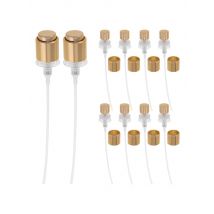 10pcs Perfume Bottle Spray Nozzle Large Edge Plastic Clip Fine Mist For Diy Fragrance Versatile Compatibility Replacement