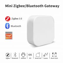 Bramka Tuya Zigbee/Bluetooth Inteligentny Bezprzewodowy Hub Łączący do 128 urządzeń Zigbee dla Aplikacji Smart Life, Alexa i Inteligentnego Domu SmartLife