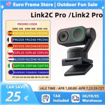 Insta360 Link 2 Pro / Link 2C Pro: Cámara Web 4K UHD con Estabilización de Gimbal de 2 Ejes, Seguimiento Automático por IA Link 2/2C Pro