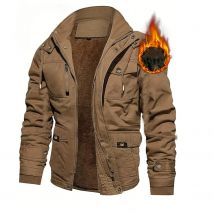Männer Fleece Gefüttert Verdickte Kapuze Jacke Retro Solide Männer Samt Warme Casual Mantel Männlich Plus Größe Abnehmbare Kappe Oberbekleidung Tops