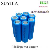 18650 Akku 3,7 V 2000 mAh wiederaufladbarer Li-Ionen-Akku zur Solarenergiespeicherung Elektrowerkzeuge Taschenlampe Elektrofahrzeuge