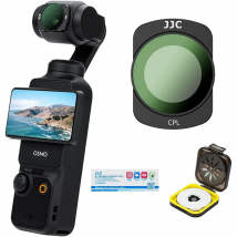 JJC Magnetisches ND CPL-Filter-Set für DJI OSMO Pocket 3 Creator Combo CPL ND8 ND16 ND32 ND64 ND256, schwarzer Nebelfilter, mehrfach beschichtet