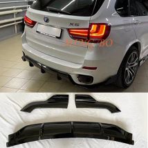 Hinten Stoßstange Diffusor Lippe Für BMW G05 X5 M Sport 2019-2020 Glänzend Schwarz Für BMW X5 F15 auto Unterkörper Kit Auspuff Schutz Splitter
