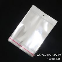 OPP self sealing transparent plastic bag, cellophane, self-adhesive packaging, jewelry, candy, cookies, gift packaging bag
