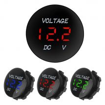 Led-anzeige Spannung Meter Tester DC 12V-24V Mini Digital Voltmeter Amperemeter Für Auto Auto Motorrad Boot