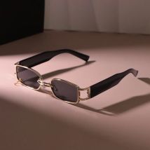 Retro Rechteck Sonnenbrille Frauen Männer Marke lässig Sonnenbrille weiblich männlich Designer Spiegel im Freien Schatten oculos de sol