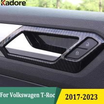 Für volkswagen t-roc troc 2019 2023 2011-2015 Innen innen türgriff Verriegelung abdeckung Verkleidung Einsetzen Aufkleber verkleidung Autozubehör