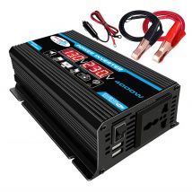 4000W Peak Solar Car Power Inverter DC 12V a AC 220V adattatore per auto convertitore per auto doppio trasformatore di tensione USB onda sinusoidale modificata