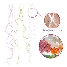 50 stücke Nicht-verknoten Ballon Band Schließung Clip Ballon Band Lock Clip Geburtstag Party Zubehör DIY Decor Hochzeit Layout werkzeug