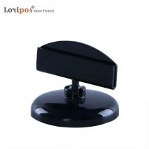 Clear Black Transparent Plastic Double Clips Adjustable Pop Desk Sign Price Tag Display Holder Wedding Table Name Card Holder