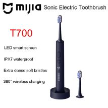 Spazzolino Elettrico Sonico MIJIA T700 per Sbiancamento Denti, Pulizia Orale a Vibrazione Ultrasonica, Display LED e App Intelligente