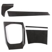 Per BMW Serie 3 Serie 4 G20 G21 G22 2020-2022 ABS Pannello ingranaggi per auto in fibra di carbonio Copertura Kit interno Trim adesivi Accessori auto