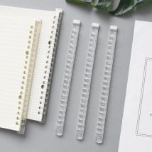 10 teile/schachtel A5 Lose-blatt Bindung Streifen Bindung Ring B5 Kunststoff Lose-blatt Bindemittel Lose-blatt Ring bucklea5 Binder Ringe