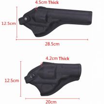 Taktische Revolver Holster Pistole Fall Universal Oxford Revolver Duty Holster Jagd Pistole Fall Tragen Für Revolver Hülse