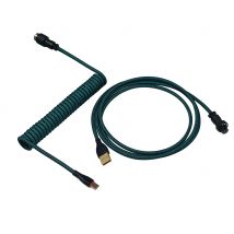 Cavo da aviatore da 1,8 m Maglia intrecciata da tipo C a USB Cavo da aviatore Cavo da tastiera da aviatore a spirale Accessori per tastiera meccanica