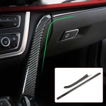 Carbon Faser Auto Co-pilot Panel Dekoration Abdeckung Trim Handschuhfach Schalter Rahmen Aufkleber Für BMW 3GT F30 F32 f34 Innen Zubehör