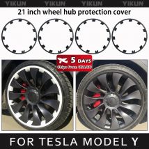 Per Tesla Modello Y 21 Pollici Mozzo Ruota Cerchione Protezione Patch Protezioni Ruota Guard Coperture Accessori ABS Auto Esterno 2018-2024