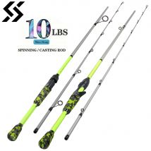 Sougayilang 2-Abschnitte Angelrute M/MH Langlebige Carbonrute Casting Spinning EVA Griff für Reisen Bass Karpfen Süßwasser Angeln