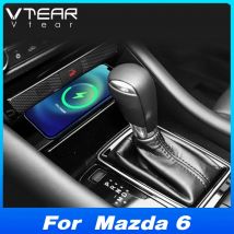 Auto Drahtlose Ladegerät Für Mazda 6 2020-2023 Atenza Zubehör 15 w Schnelle Telefon Lade Platte Adapter Innen Modifikation