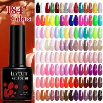Lily cute 184 Farben Gel Nagellack Herbst glänzend bunte rote Karamell vollständige Abdeckung Maniküre Basis Dec klack Nail Art Gel Varnis